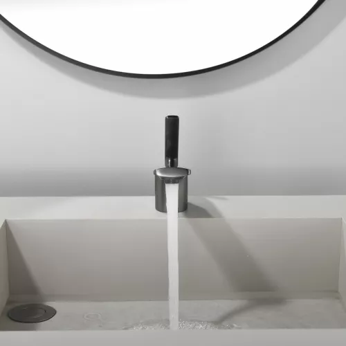 Смеситель для раковины Black&White GF-7104-GM, Выбрать цвет: Оружейная сталь, изображение 7