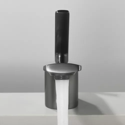 Смеситель для раковины Black&White GF-7104-GM, Выбрать цвет: Оружейная сталь, изображение 6