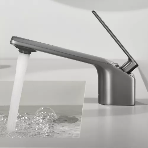 Смеситель для раковины Black&White GF-7104-GM, Выбрать цвет: Оружейная сталь, изображение 5