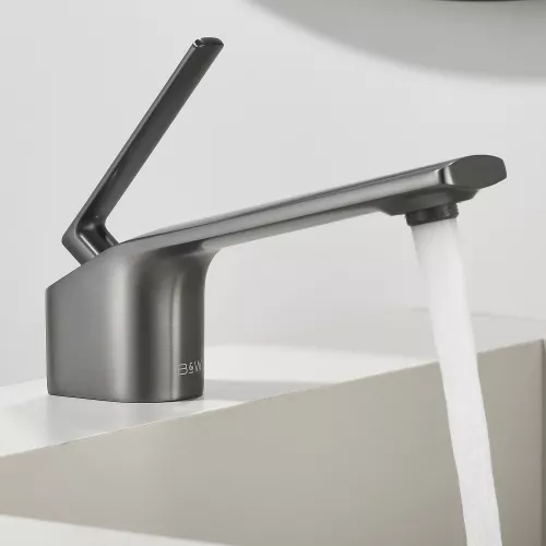 Смеситель для раковины Black&White GF-7104-GM, Выбрать цвет: Оружейная сталь, изображение 3