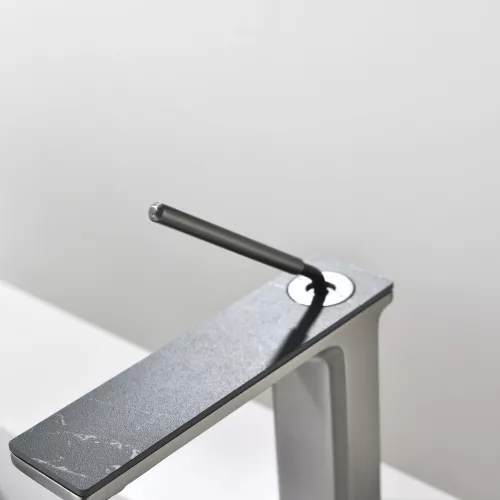 Смеситель для раковины Black&White GF-7105-GM, Выбрать цвет: Оружейная сталь, изображение 7