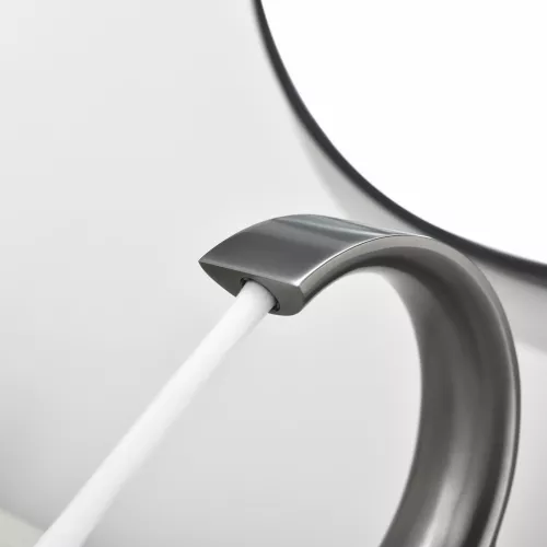 Смеситель для раковины Black&White GF-7106-GM, Выбрать цвет: Оружейная сталь, изображение 12