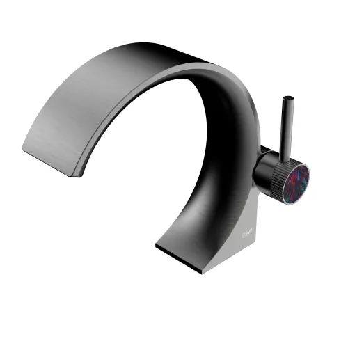 Смеситель для раковины Black&White GF-7106-GM, Выбрать цвет: Оружейная сталь