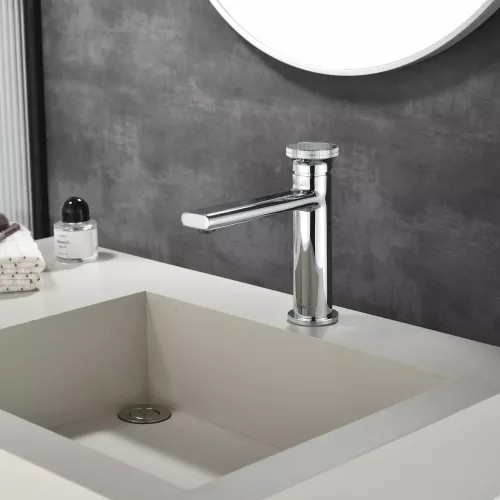 Смеситель для раковины Black&White GF-7107-С, Выбрать цвет: Хром