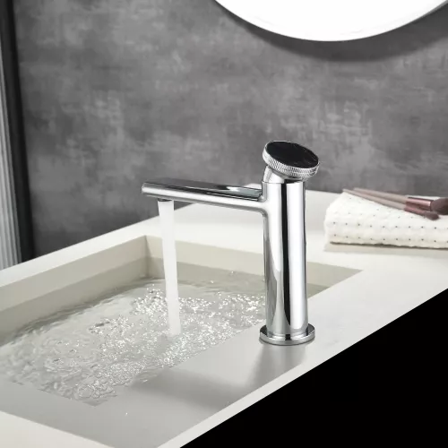 Смеситель для раковины Black&White GF-7107-С, Выбрать цвет: Хром, изображение 4