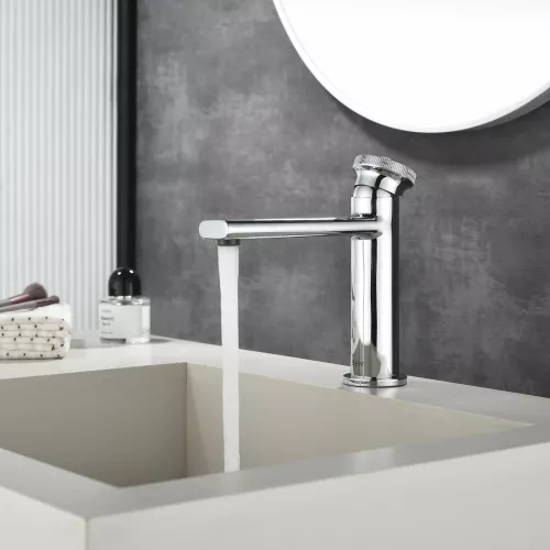 Смеситель для раковины Black&White GF-7107-С, Выбрать цвет: Хром, изображение 9