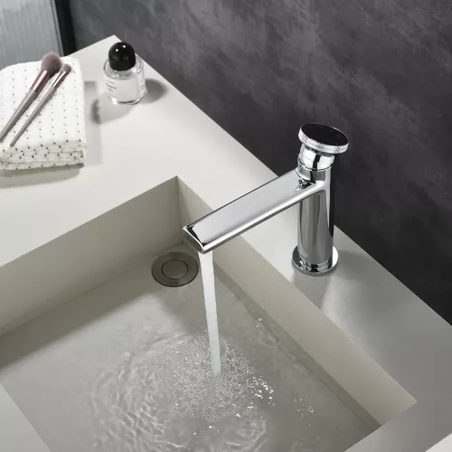 Смеситель для раковины Black&White GF-7107-С, Выбрать цвет: Хром, изображение 8