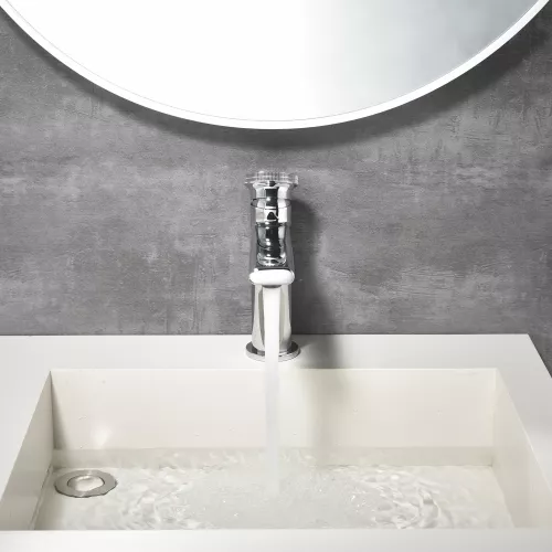 Смеситель для раковины Black&White GF-7107-С, Выбрать цвет: Хром, изображение 10