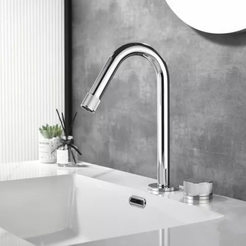 Смеситель для раковины Black&White GF-7108-С, Выбрать цвет: Хром