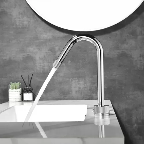 Смеситель для раковины Black&White GF-7108-С, Выбрать цвет: Хром, изображение 4