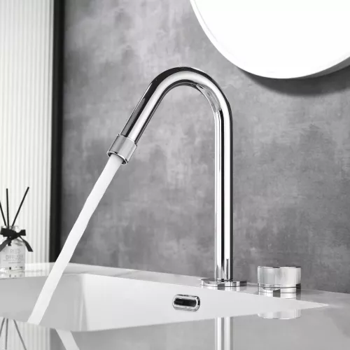 Смеситель для раковины Black&White GF-7108-С, Выбрать цвет: Хром, изображение 12