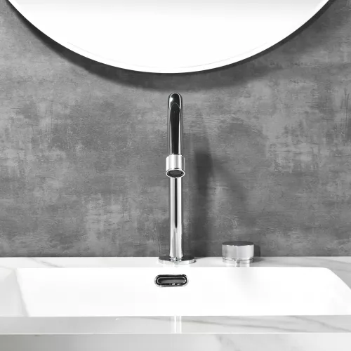 Смеситель для раковины Black&White GF-7108-С, Выбрать цвет: Хром, изображение 9