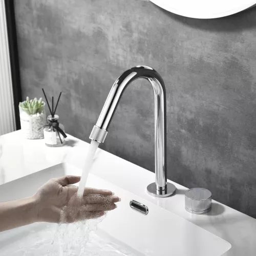 Смеситель для раковины Black&White GF-7108-С, Выбрать цвет: Хром, изображение 6