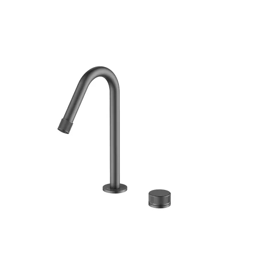 Смеситель для раковины Black&White GF-7108-GM, Выбрать цвет: Оружейная сталь