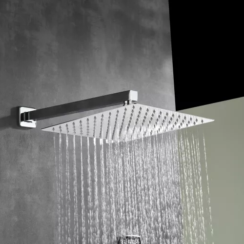 Встроенная душевая система Black & White GH-9101-C, Выбрать цвет: Хром, изображение 5