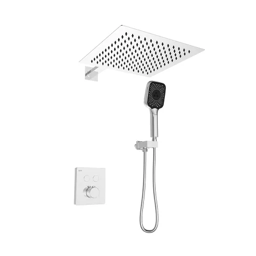 Встроенная душевая система Black & White GH-9101-C, Выбрать цвет: Хром