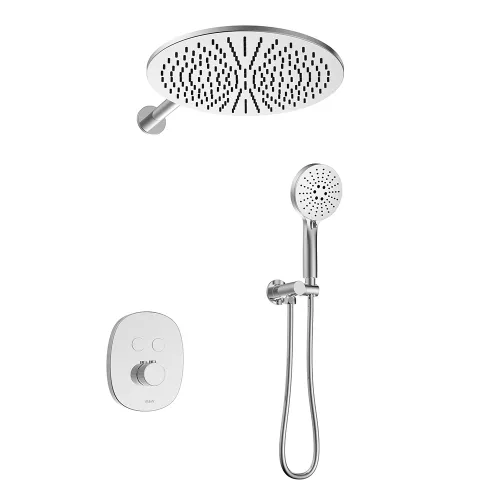 Встроенная душевая система Black & White GH-9201-C, Выбрать цвет: Хром