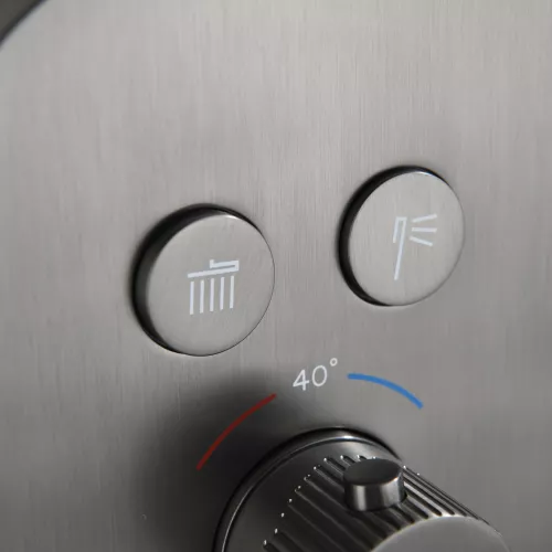 Встроенная душевая система Black & White GH-9201-GM, Выбрать цвет: Оружейная сталь, изображение 7