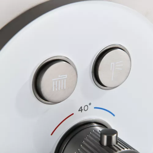 Встроенная душевая система Black & White GH-9301-GM, Выбрать цвет: Оружейная сталь, изображение 7