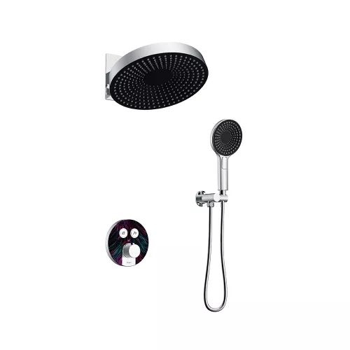 Встроенная душевая система Black & White GH-9401-MC