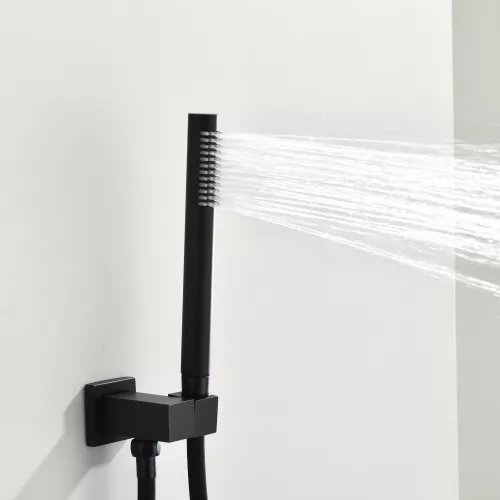 Встроенная душевая система Black & White GL-9105-MB, Выбрать цвет: Черный, изображение 6