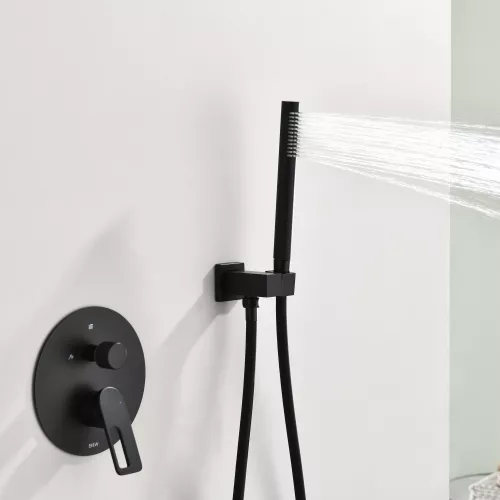Встроенная душевая система Black & White GL-9105-MB, Выбрать цвет: Черный, изображение 7