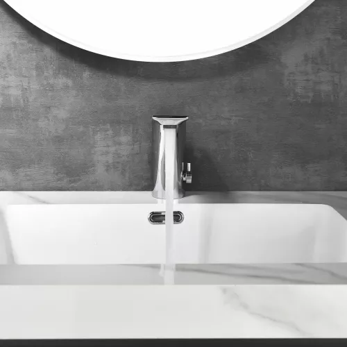 Смеситель для раковины сенсорный Black&White GS-7101-C, Выбрать цвет: Хром, изображение 11