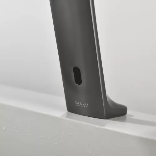 Смеситель для раковины сенсорный Black&White GS-7102-GM, Выбрать цвет: Оружейная сталь, изображение 12