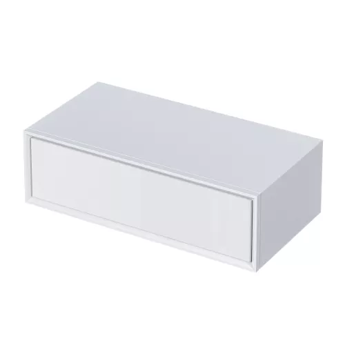 Тумба подвесная нижняя 1 Marka  Milacco, Выбрать цвет: Белый