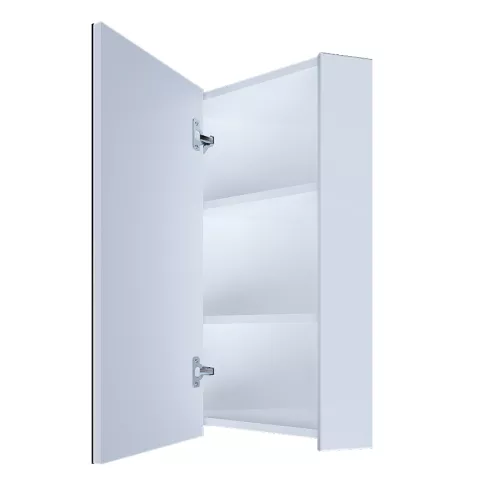 Зеркало-шкаф угловой  1Marka Penta 43П 1д. с зеркалом, белый глянец, изображение 5