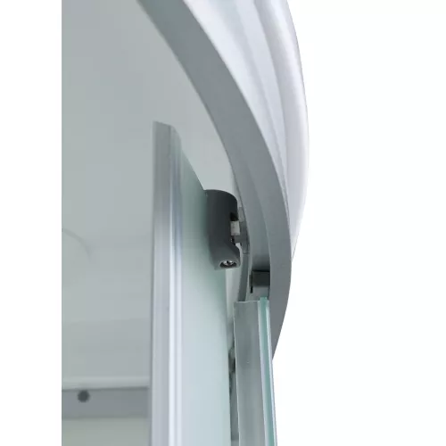 Душевая кабина AvaCan C2010/2080/2090 низкий поддон, Цвет стекла: матовое, Цвет профиля: Хром, Тип поддона: Низкий, Выбрать размер: 100х100, Внешний вид: без гидромассажа, Наличие крыши: есть, изображение 25