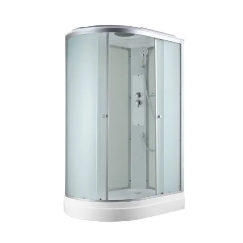 Душевая кабина AvaCan C2012 L/R низкий поддон, Цвет стекла: матовое, Цвет профиля: Хром, Тип поддона : Низкий, Выбрать размер: 120х80, Внешний вид: без гидромассажа, Наличие крыши: есть, Ориентация: правая