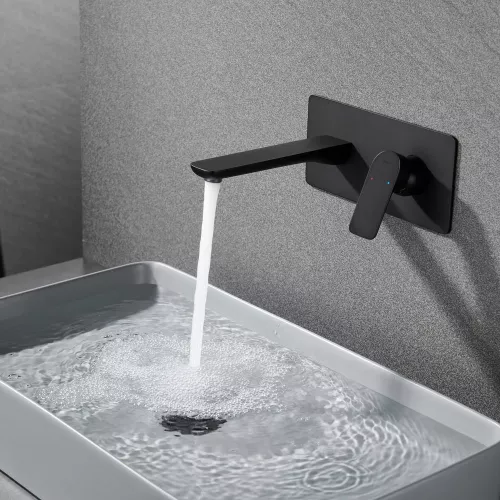 Смеситель для раковины встраиваемый  Black&White UK8306B, изображение 3