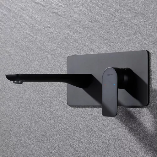 Смеситель для раковины встраиваемый  Black&White UK8306B