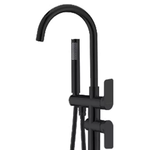 Отдельностоящий смеситель для ванны Black&White UK8320B, изображение 2