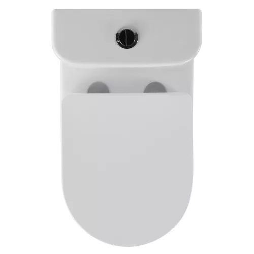 Унитаз керамический Black&White W-7789, изображение 7