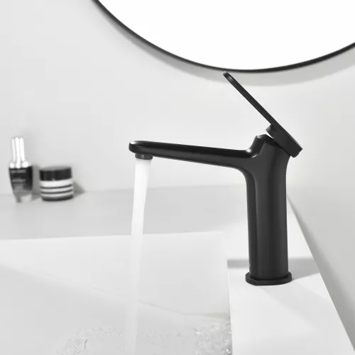 Смеситель для раковины Black&White GF-7109-MB, Выбрать цвет: Черный, изображение 5