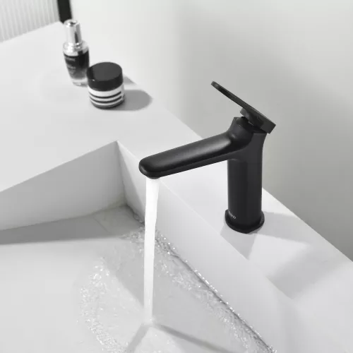 Смеситель для раковины Black&White GF-7109-MB, Выбрать цвет: Черный, изображение 11