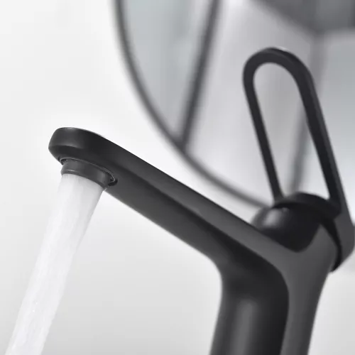 Смеситель для раковины Black&White GF-7109-MB, Выбрать цвет: Черный, изображение 3