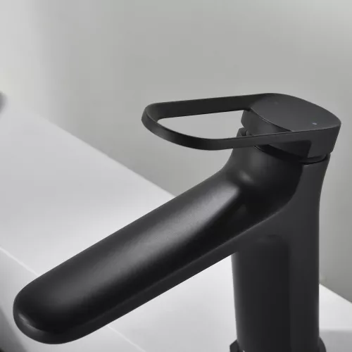 Смеситель для раковины Black&White GF-7109-MB, Выбрать цвет: Черный, изображение 2