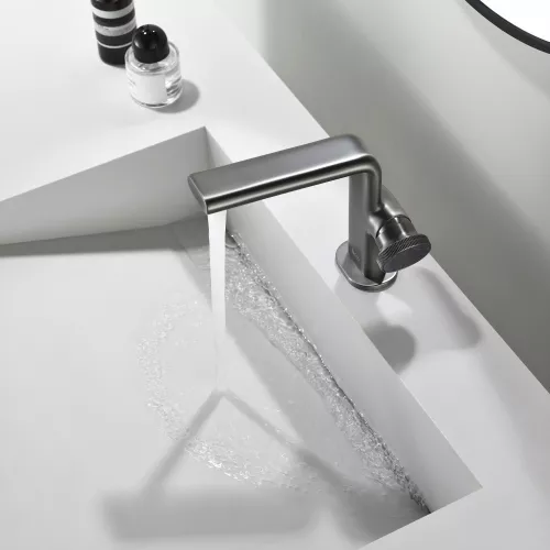 Смеситель для раковины Black&White GF-7207-GM, Выбрать цвет: Оружейная сталь, изображение 11