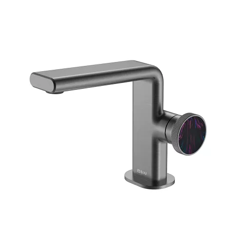 Смеситель для раковины Black&White GF-7207-GM, Выбрать цвет: Оружейная сталь