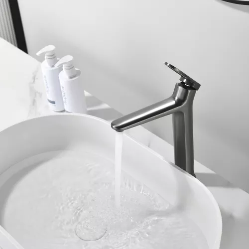 Смеситель для раковины Black&White GF-7209-GM, Выбрать цвет: Оружейная сталь, изображение 2