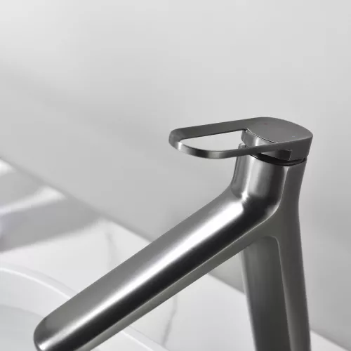 Смеситель для раковины Black&White GF-7209-GM, Выбрать цвет: Оружейная сталь, изображение 3