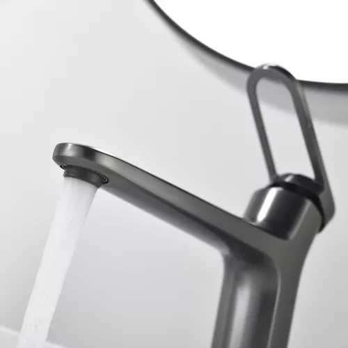 Смеситель для раковины Black&White GF-7209-GM, Выбрать цвет: Оружейная сталь, изображение 4