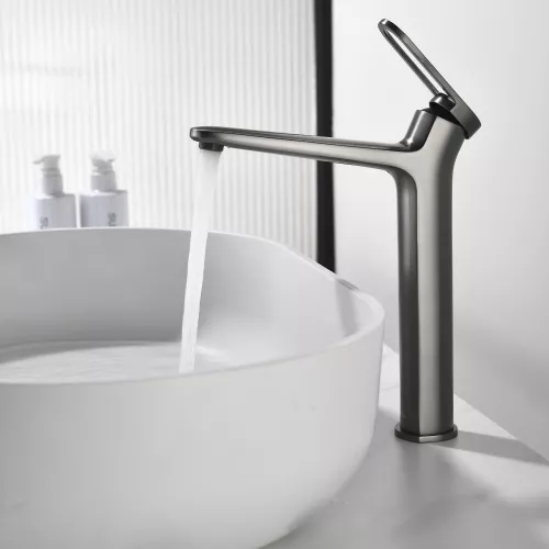 Смеситель для раковины Black&White GF-7209-GM, Выбрать цвет: Оружейная сталь, изображение 5