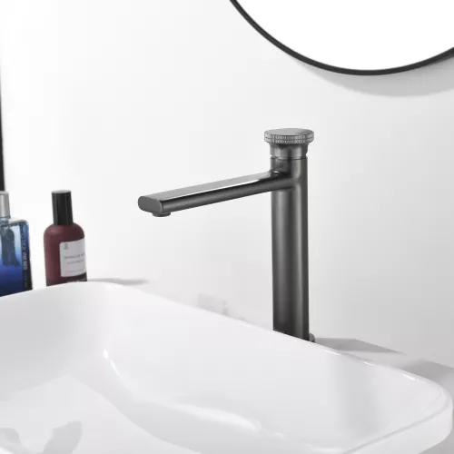 Смеситель для раковины Black&White GF-7307-GM, Выбрать цвет: Оружейная сталь, изображение 2