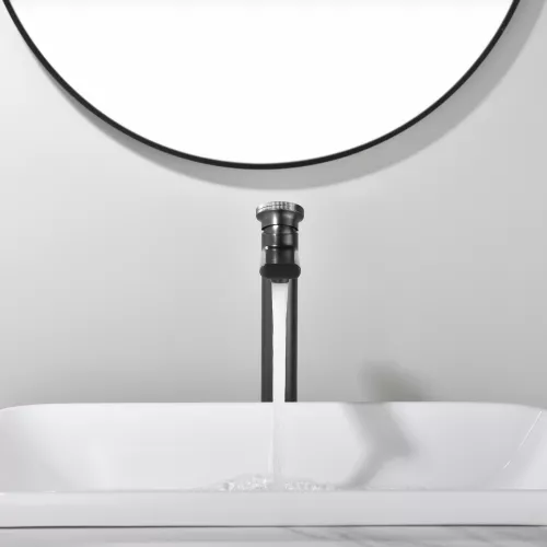 Смеситель для раковины Black&White GF-7307-GM, Выбрать цвет: Оружейная сталь, изображение 5