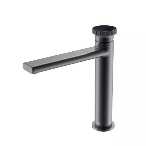 Смеситель для раковины Black&White GF-7307-GM, Выбрать цвет: Оружейная сталь