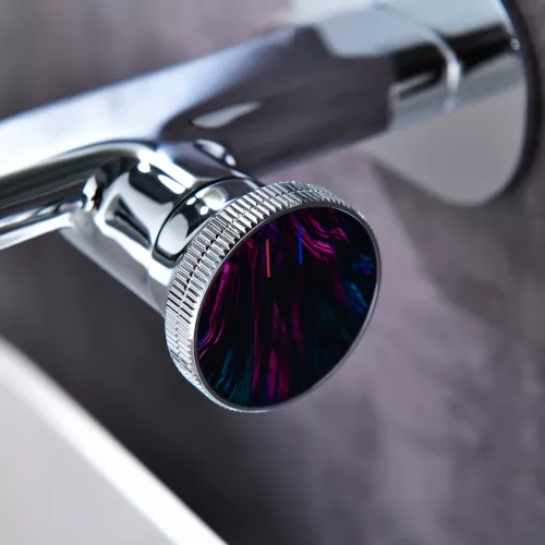 Смеситель для раковины встраиваемый Black&White GF-7407-С, Выбрать цвет: Хром, изображение 8